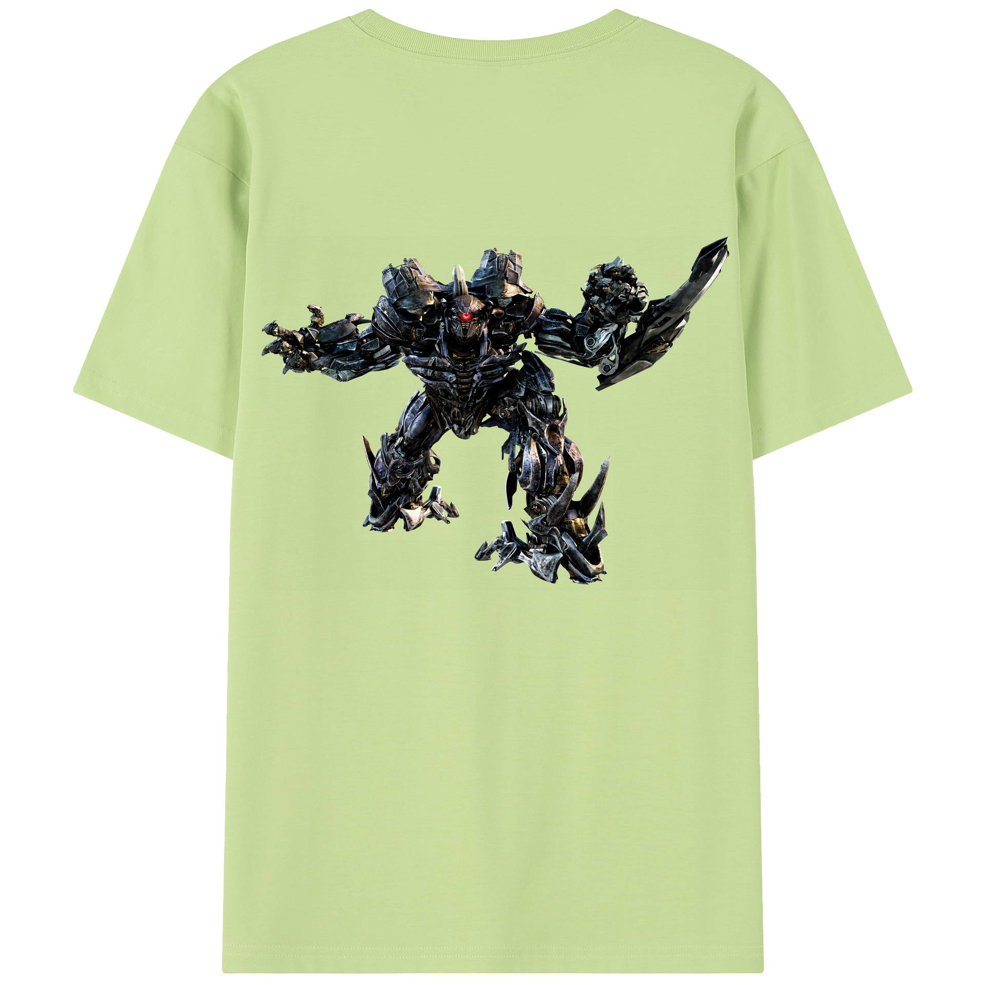 （画像用） Transformers トランスフォーマー 綿100％半袖Tシャツ（背面プリント）